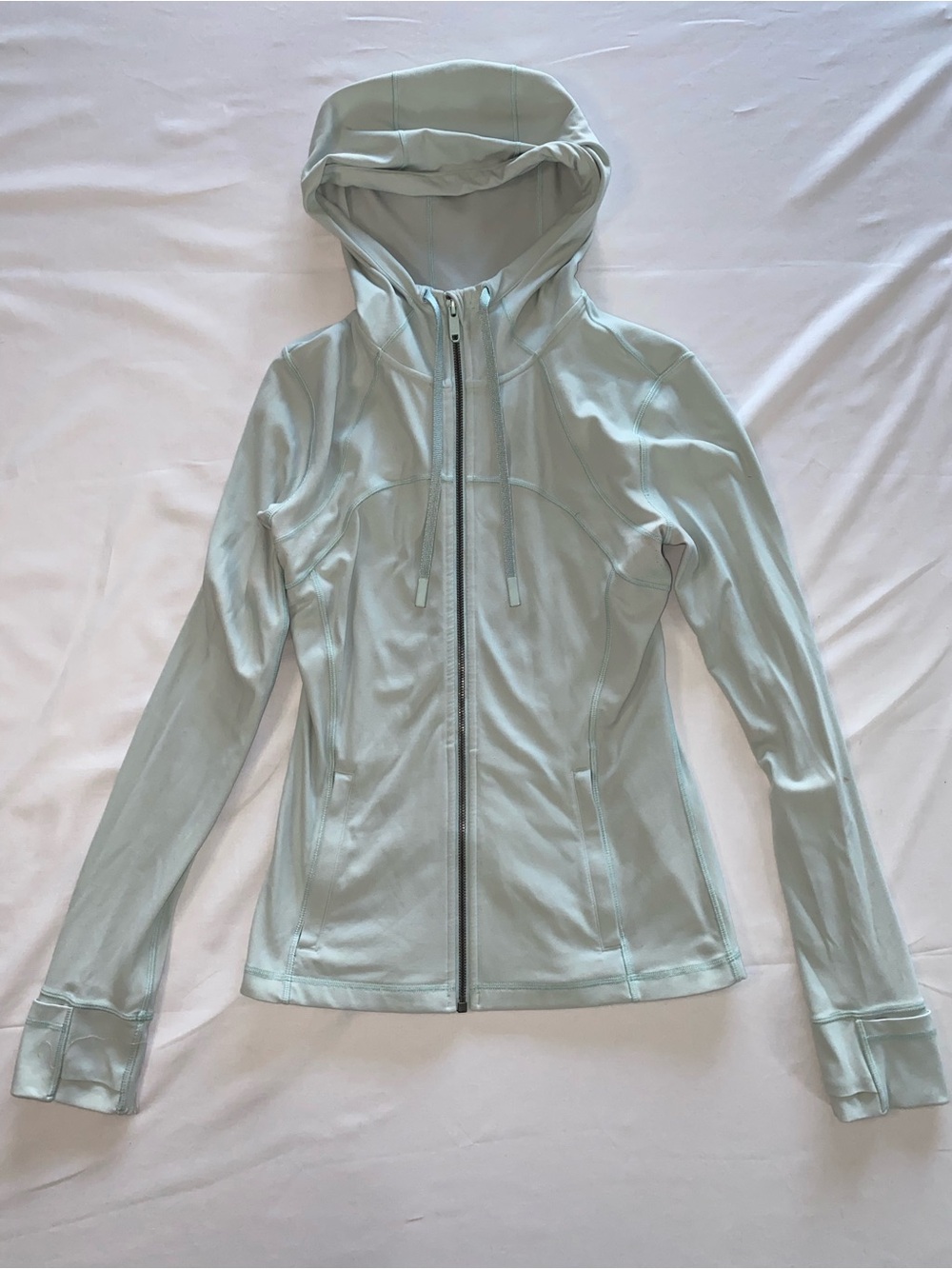 lululemon athletica Hooded Zip Jacket in Light Mint
